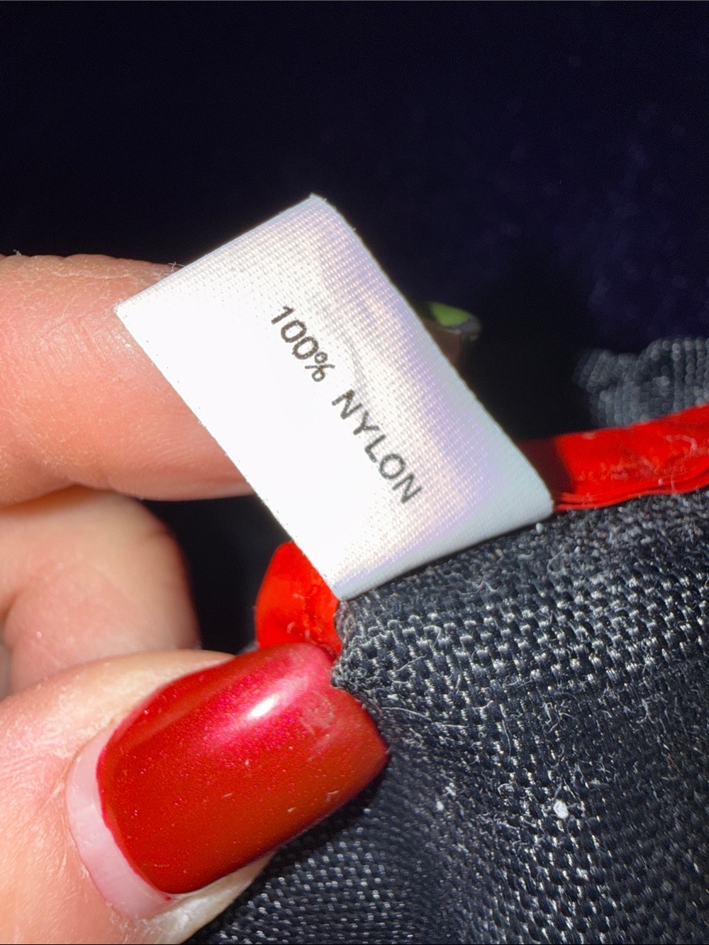 Vintage Issey Miyake Cool Cam Red & Black Nylon Backpack Like New - Picture 8 of 9